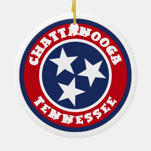 Chattanooga, Tennessee Keramikornament (Hinten)