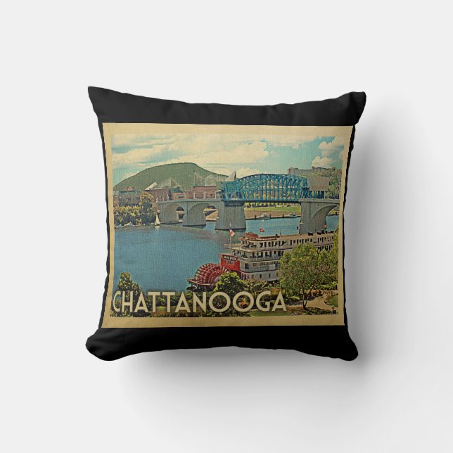 Chattanooga Tennessee Kissen (Vorderseite)