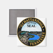 Chattanooga Tennessee Magnet (Vorderseite/Rückseite)