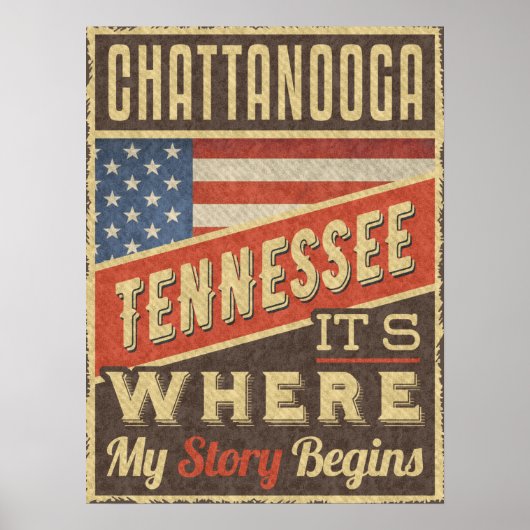 Chattanooga Tennessee Poster (Vorne)