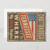 Chattanooga Tennessee Postkarte (Vorne/Hinten)