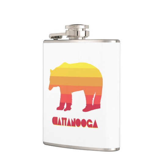 Chattanooga Tennessee Regenbogenbär Flachmann (Links)