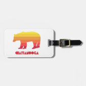 Chattanooga Tennessee Regenbogenbär Gepäckanhänger (Vorderseite horizontal)