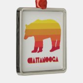 Chattanooga Tennessee Regenbogenbär Ornament Aus Metall (Rechts)