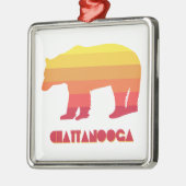 Chattanooga Tennessee Regenbogenbär Ornament Aus Metall (Links)