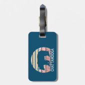 Chattanooga Tennessee Retro Bär Gepäckanhänger (Rückseite vertikal)