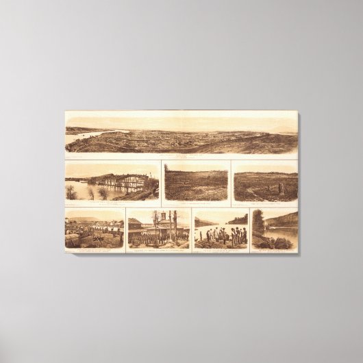 Chattanooga Tennessee River Leinwanddruck (Vorderseite)