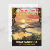 Chattanooga, Tennessee Save The Date (Vorne/Hinten)