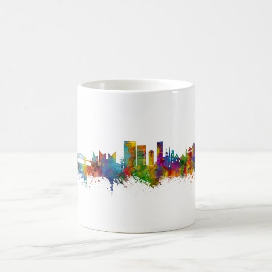 Chattanooga Tennessee Skyline Kaffeetasse (Mittel)