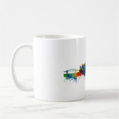 Chattanooga Tennessee Skyline Kaffeetasse (Links)