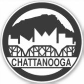 Chattanooga Tennessee Sticker (Vorderseite)