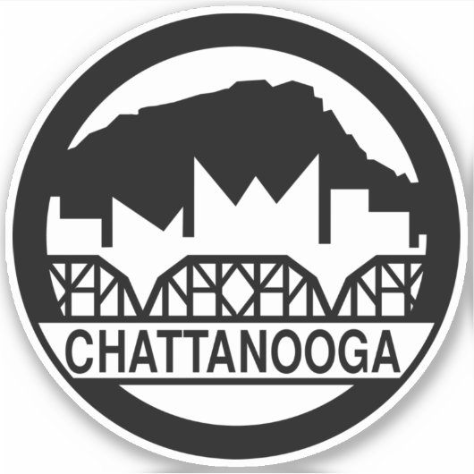 Chattanooga Tennessee Sticker (Vorderseite)