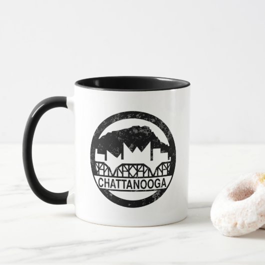 Chattanooga Tennessee Tasse (Mit Donut)