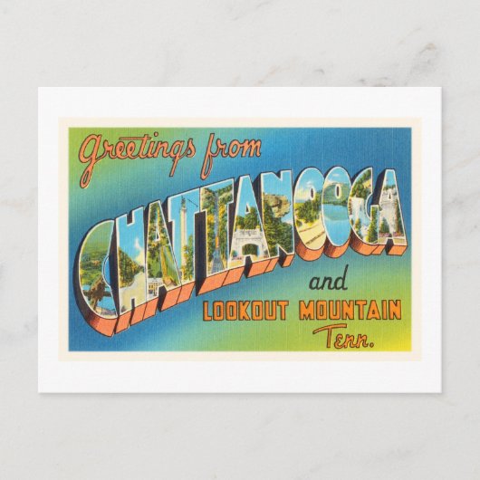 Chattanooga Tennessee TN Paradies für Kletterhexen Postkarte (Vorderseite)