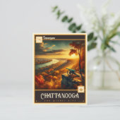 Chattanooga, Tennessee | VINTAG Postkarte (Stehend Vorderseite)