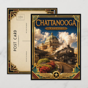 Chattanooga Tennessee Vintage Art Deco Golden Age Postkarte