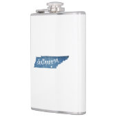 Chattanooga Tennessee Wood Grain Flachmann (Links)
