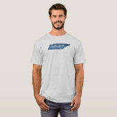 Chattanooga Tennessee Wood Grain T-Shirt (Vorne ganz)
