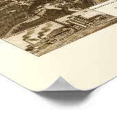 Chattanooga, TN Panorama Karte - 1886 Poster (Ecke)