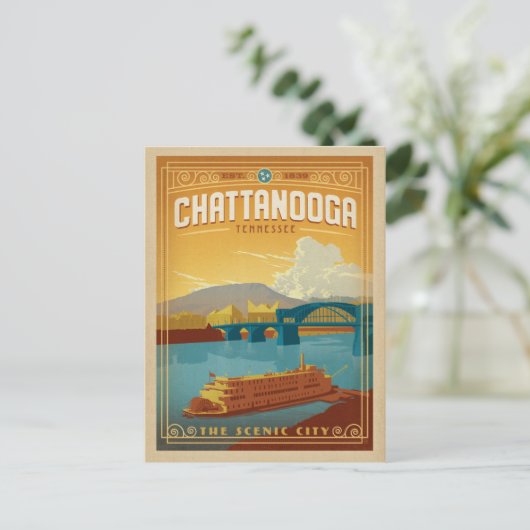Chattanooga, TN Postkarte (Stehend Vorderseite)