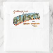 Chattanooga TN Rechteckiger Aufkleber (Tasche)