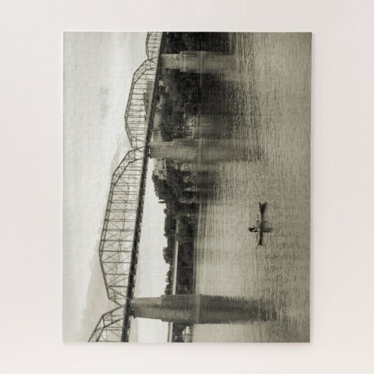 Chattanooga, TN - Walnut Street Bridge 16x20 Puzzle (Vertikal)