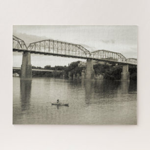 Chattanooga, TN - Walnut Street Bridge 16x20 Puzzle