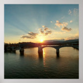 Chattanooga TN Walnut Street Bridge Poster (Vorne)