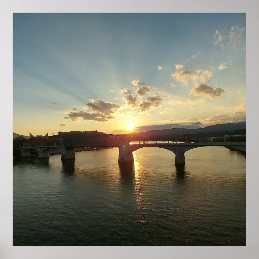 Chattanooga TN Walnut Street Bridge Poster (Vorne)