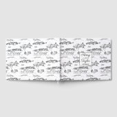 Chattanooga Toile Black and White Wedding Gästebuch (Voll)