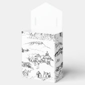 Chattanooga Toile Black und White Geschenkschachtel (Geöffnet)