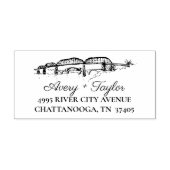 Chattanooga Toile Black und White Permastempel (Design)