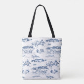 Chattanooga Toile Blue Tasche (Rückseite)