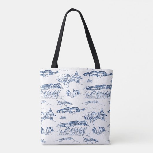 Chattanooga Toile Blue Tasche (Rückseite)