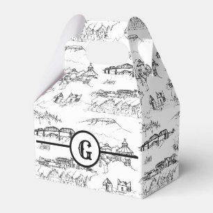 Chattanooga Toile Favor Box Geschenkschachtel