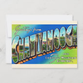 Chattanooga Vintage Postkarte (Vorderseite)