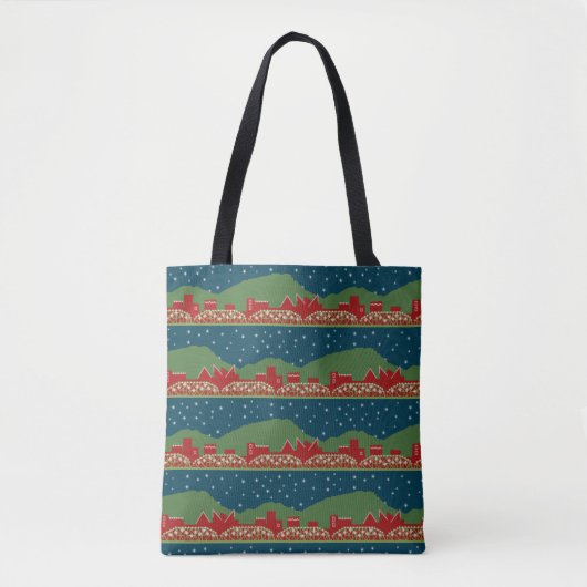 Chattanooga Weihnachtsstreifen Tasche (Vorderseite)