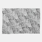 Chattanooga Whimsy Black and White Geschirrtuch (Horizontal)