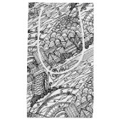 Chattanooga Whimsy Black and White Kleine Geschenktüte (Vorderseite)