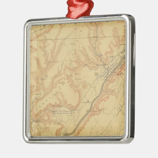 Chattanoogakampagne Ornament Aus Metall (Links)