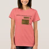 Chatte mit Gott T-Shirt (Vorderseite)