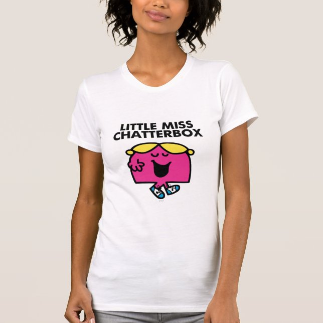 Chatten mit wenig Miss Chatterbox Baby T-shirt (Vorderseite)