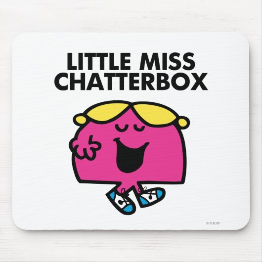 Chatten mit wenig Miss Chatterbox Mousepad (Vorne)