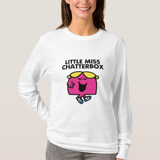 Chatten mit wenig Miss Chatterbox T-Shirt (Vorderseite)