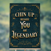 Chatten Sie, weil Sie legendär sind Acrylschild (Neutral)