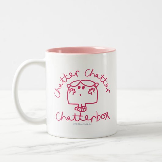 Chatter Chatter Zweifarbige Tasse (Links)