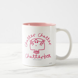 Chatter Chatter Zweifarbige Tasse