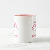 Chatter Chatter Zweifarbige Tasse (Mittel)