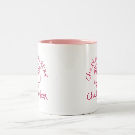 Chatter Chatter Zweifarbige Tasse (Mittel)