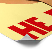 Chatter nicht! Ne Boltay! CCCP Sowjetunion Gewerks Poster (Ecke)